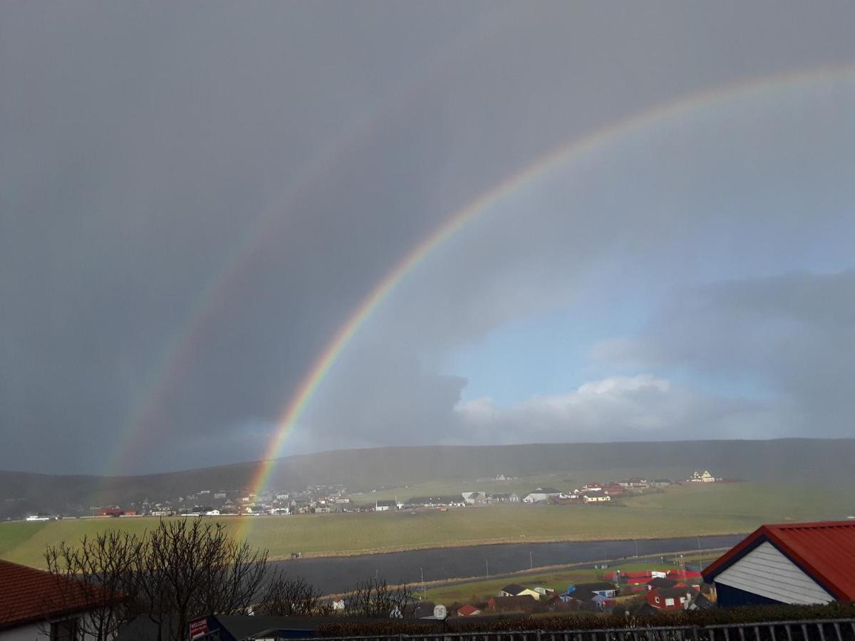 Easterhoull Chalets Scalloway Exterior foto