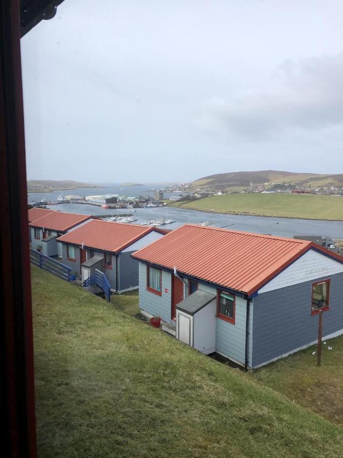 Easterhoull Chalets Scalloway Exterior foto
