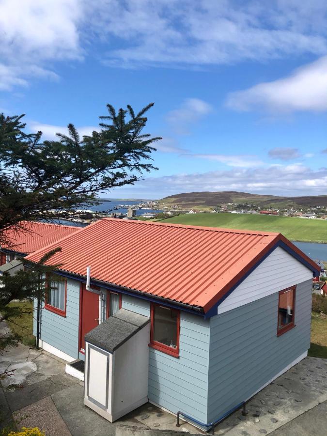 Easterhoull Chalets Scalloway Exterior foto